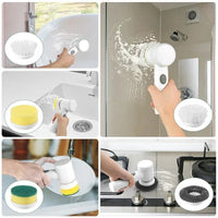 SpinClean Pro - 5-in-1 Electric Power Scrubber