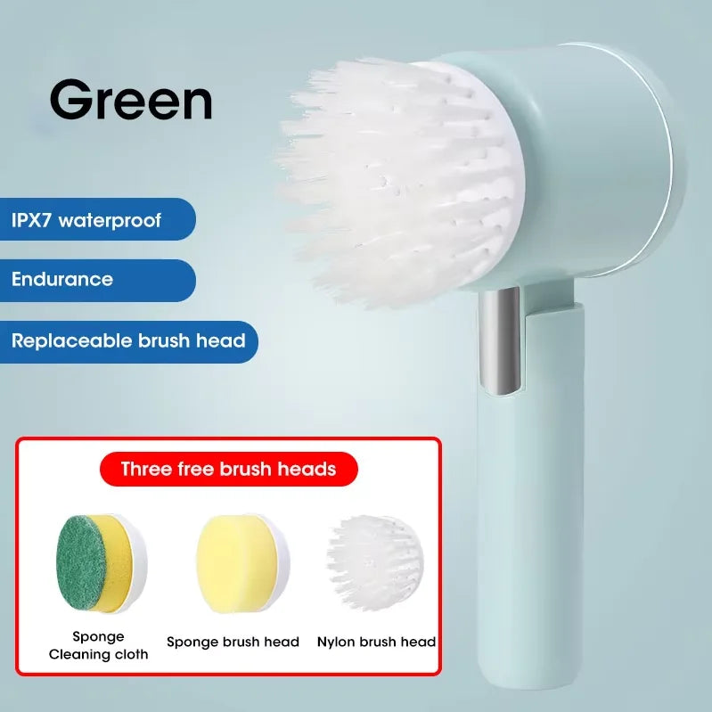 SpinClean Pro - 5-in-1 Electric Power Scrubber